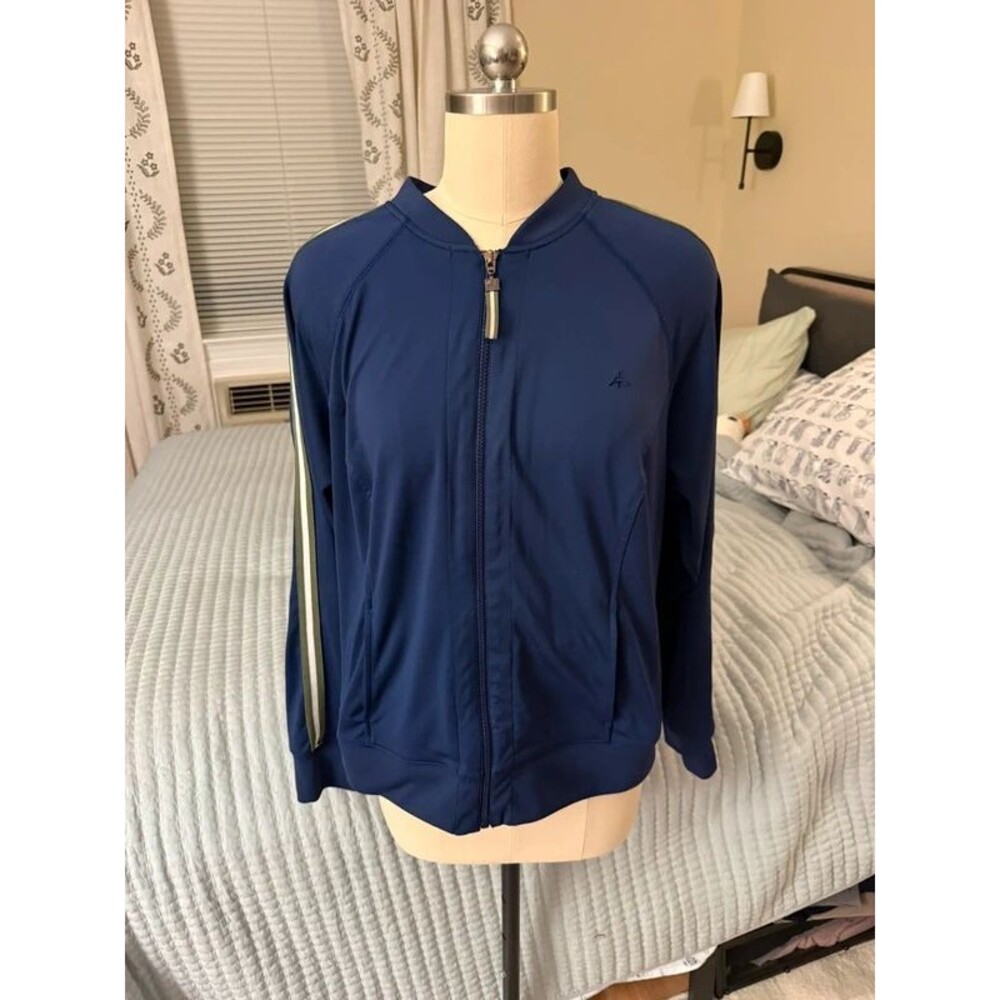 90s/Y2K track jacket with piping